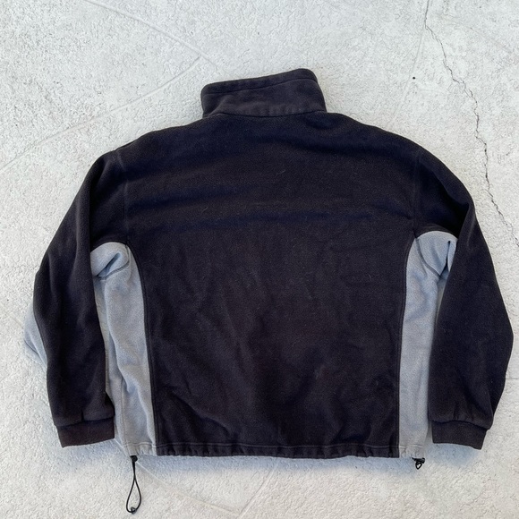 Colombia Black Fleece Zip-up Jacket Mens XXL - Picture 8 of 8